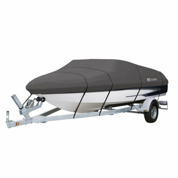 Classic Accessories StormPro Boat Cover Gray, A - Fits 12 - 14 ft. CL57563